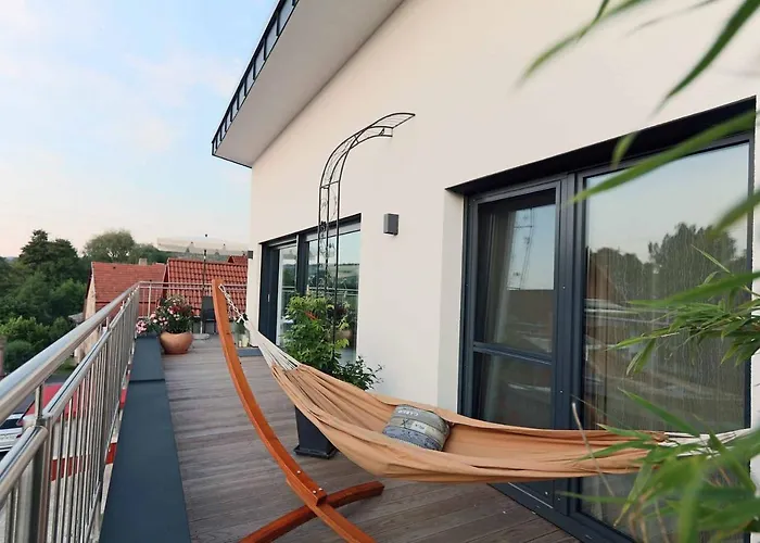 公寓 Penthouse Tauberblick 陶博比斯霍夫斯海姆