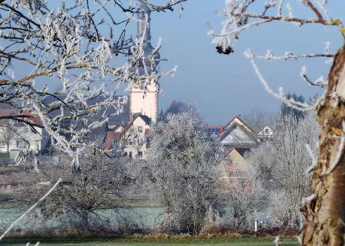 公寓 Penthouse Tauberblick 陶博比斯霍夫斯海姆